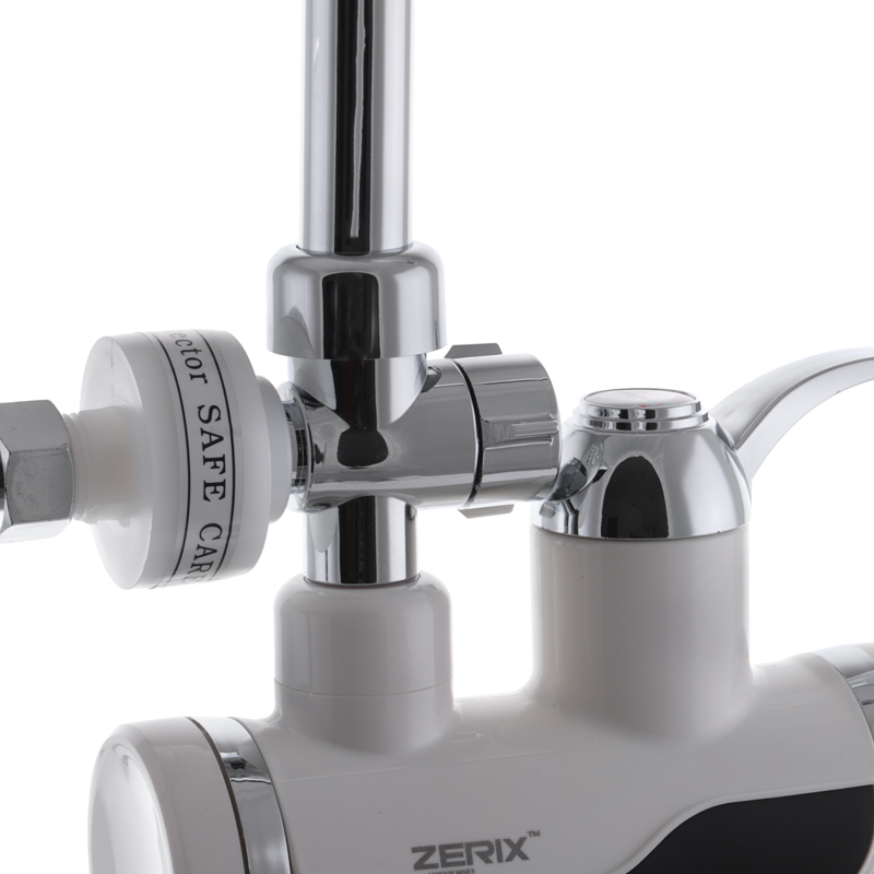 Проточный водонагреватель Zerix ELW08-EP (с индик. темп. и УЗО) (ZX2750)