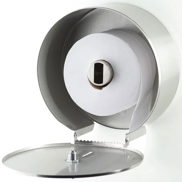 Диспенсер туалетного паперу нержавіюча сталь Rixo Solido (P005)